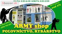 Army shop, poľovníctvo a rybárstvo Topoľčany